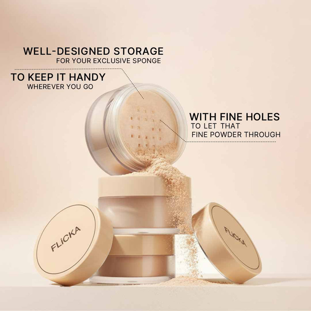 3 In 1 Flicka Glowy Makeup Deal - Personal Care Accessory Designed For Styling And Daily Routine - Ivory