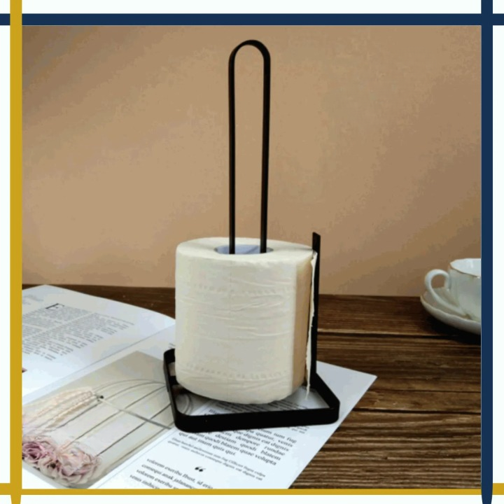 Kitchen Tissue Holder - Practical And Sturdy Storage Solution Designed For Easy Access And Organization Of Your Paper Towels