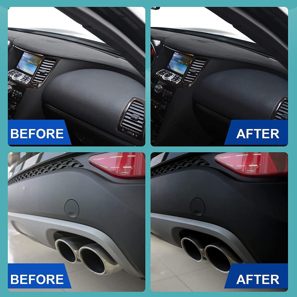 Ouhue Plastic Refreshing Nano Coating – Advanced Car Interior And Exterior Plastic Restorer For A Like-New Shine And Long-Lasting Protection