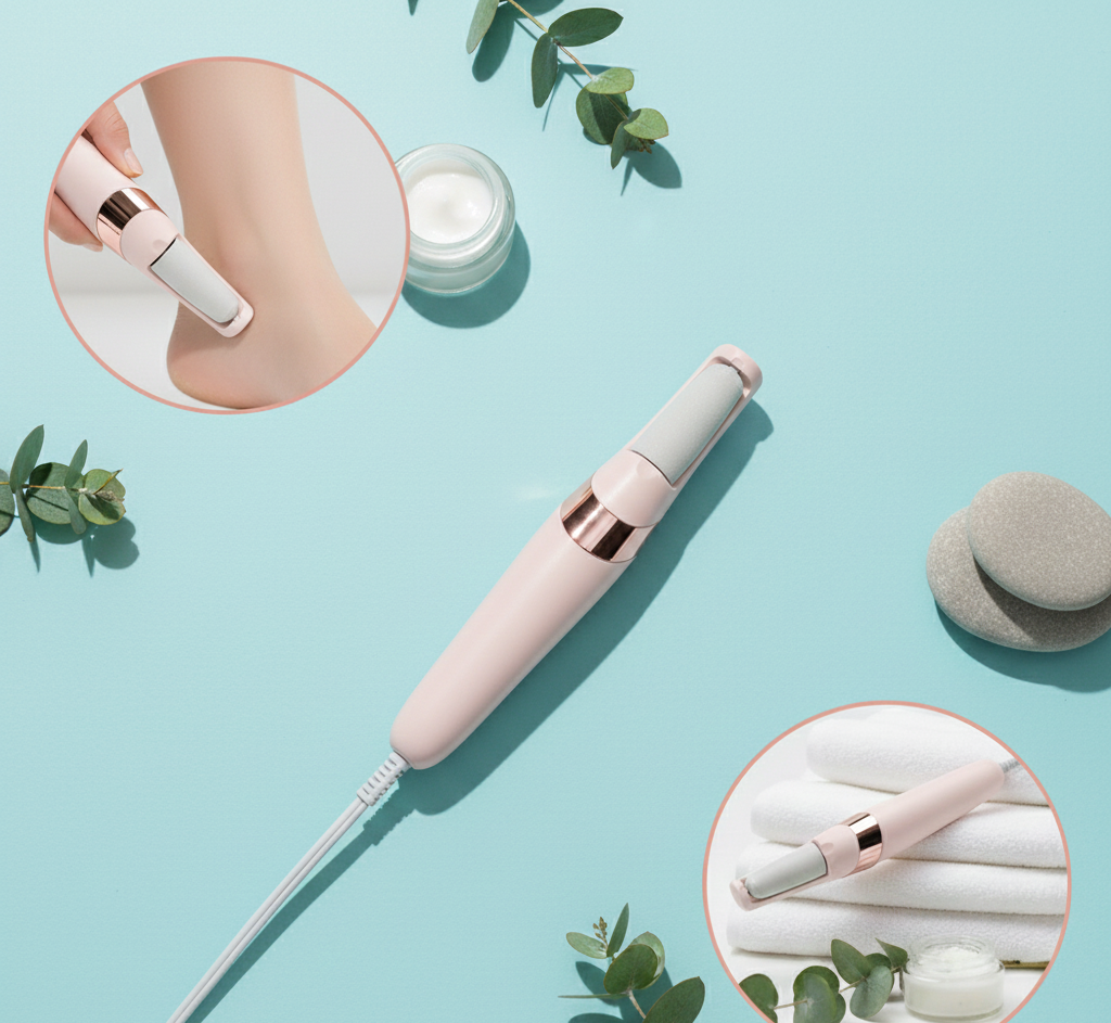 Rechargeable Electric Pedi Foot Filer – Powerful Callus Remover for Cracked Heels & Dead Skin | Smooth, Soft & Salon-Quality Feet at Home