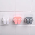 1 Pc Mop And Broom Self Adhesive Holder Wall Mount Magic Hanger Organizer Cleaning Tools Storage Mop Rack Random Color