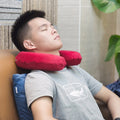 U Shaped Travel Neck Pillow Extremely Soft And Comfortable Random Color