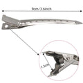 Pack Of 12 Hair Clips Silver Steel For Women And Men Duck Clips Hair Clip Styling Tools Hair Grip Sectioning
