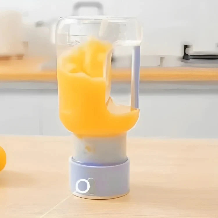 1600Ml Portable Electric Rechargeable Cordless Barrel Juicer Random Color
