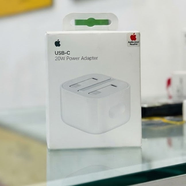Apple 20W USB-C Power Adapter (3-Pin) – High-Quality Fast Wall Charger