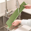 Silicone Sink Splash Guard Flexible Water Splash Stopper with Double Suction Cups | Kitchen & Bathroom Sink Protector | 15 Inch Random Color