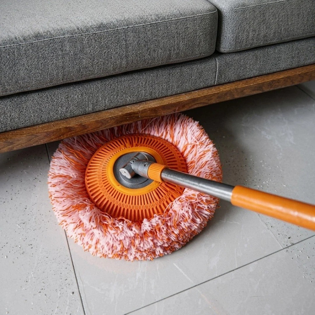 360 Degree Rotatable Adjustable Cleaning Mop Durable Lightweight Easy To Use Practical Choice For Efficient Home And Office Floor Cleaning
