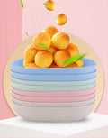 10Pcs Multi Function Eco Friendly Colored Plastic Bone Dish Household 6 Inch Small Plate Small Dish Snack Cake Plate Table Garbage Plate Kitchen Accessories Random Colours