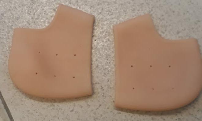 Half Heel Pain Anti Crack Silicone Set Anti Crack For Pain Relief Unisex