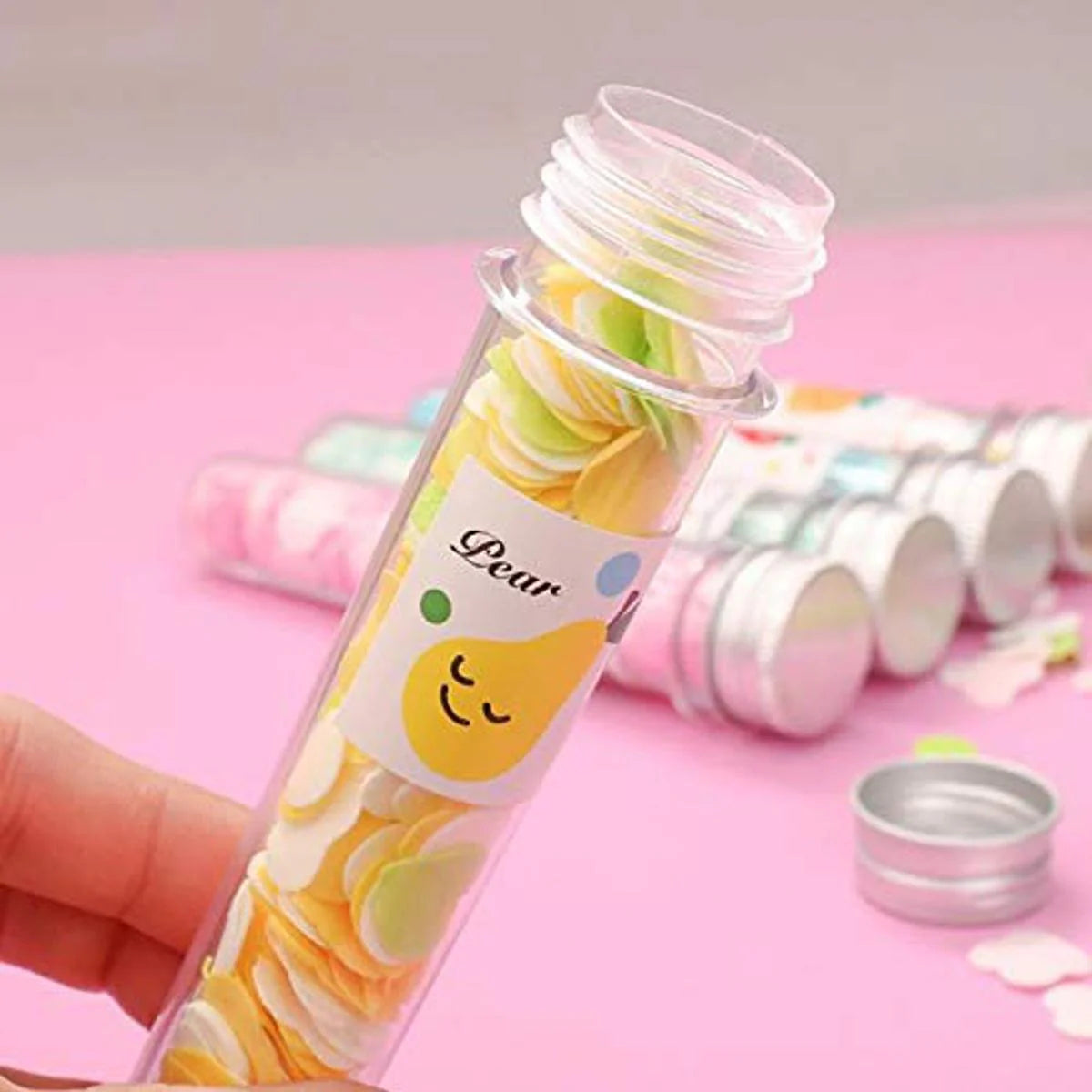 120pcs Disposable Paper Flower Soap Tube – Portable Handwash Sheets for Kids & Adults | Travel-Friendly Pocket Soap Flakes