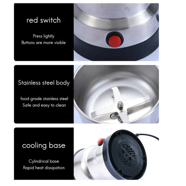 Electric Coffee Grinder For Home Nuts Beans Spices Blender Grains Grinder Machine Kitchen Multifunctional Coffee Copy 2
