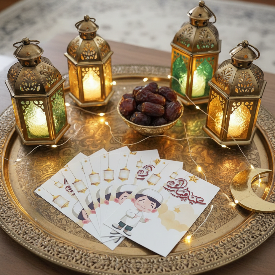 Eidi Cards – Pack of 10 (Random Designs)