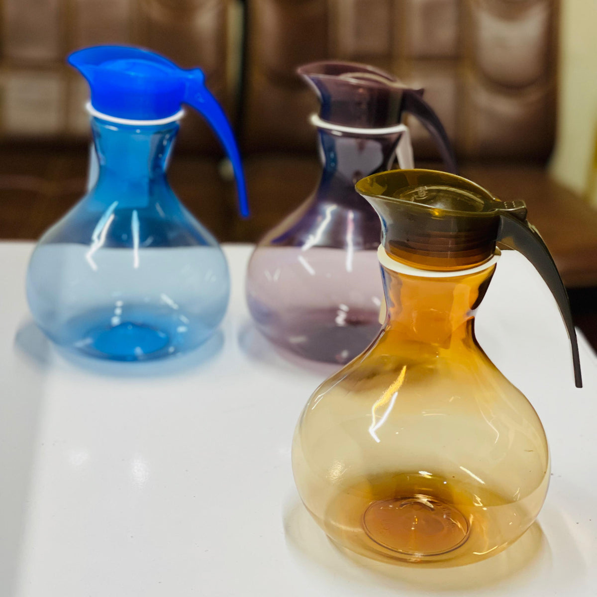 Plastic Shahi Jug Premium Quality Plastic Jug Royal Design Large Storage Jug Unique Crystal Shahi Jug 1 75 L