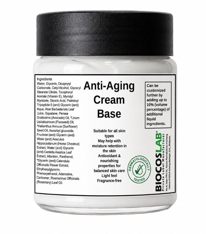 Bioscoslab Anti-Aging Cream Base (500g)