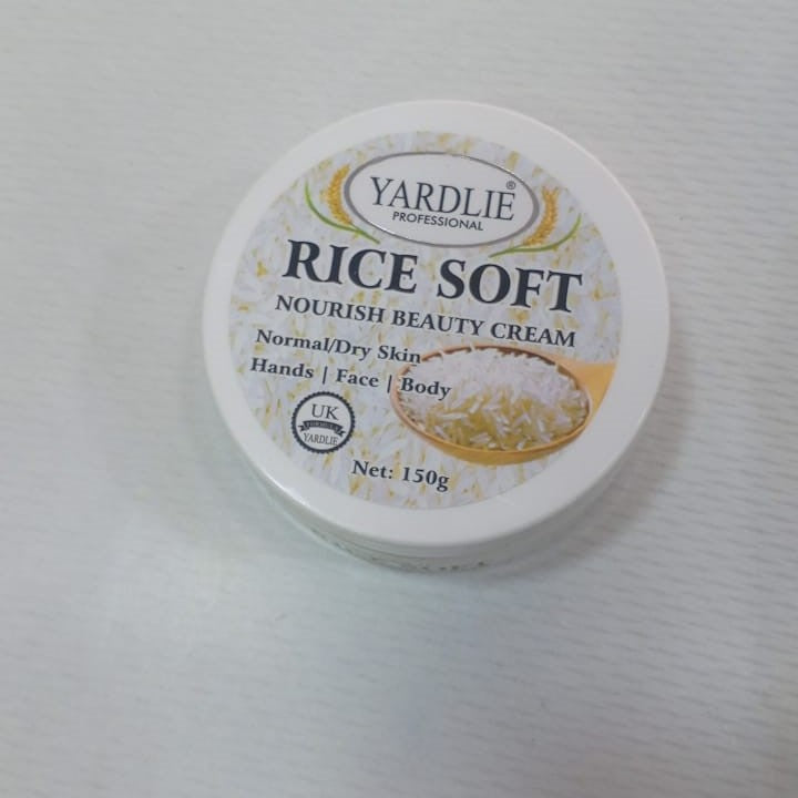 Yardlie Professional Rice Soft Nourish Beauty Cream Gentle Hydration Brightening Care - 150g