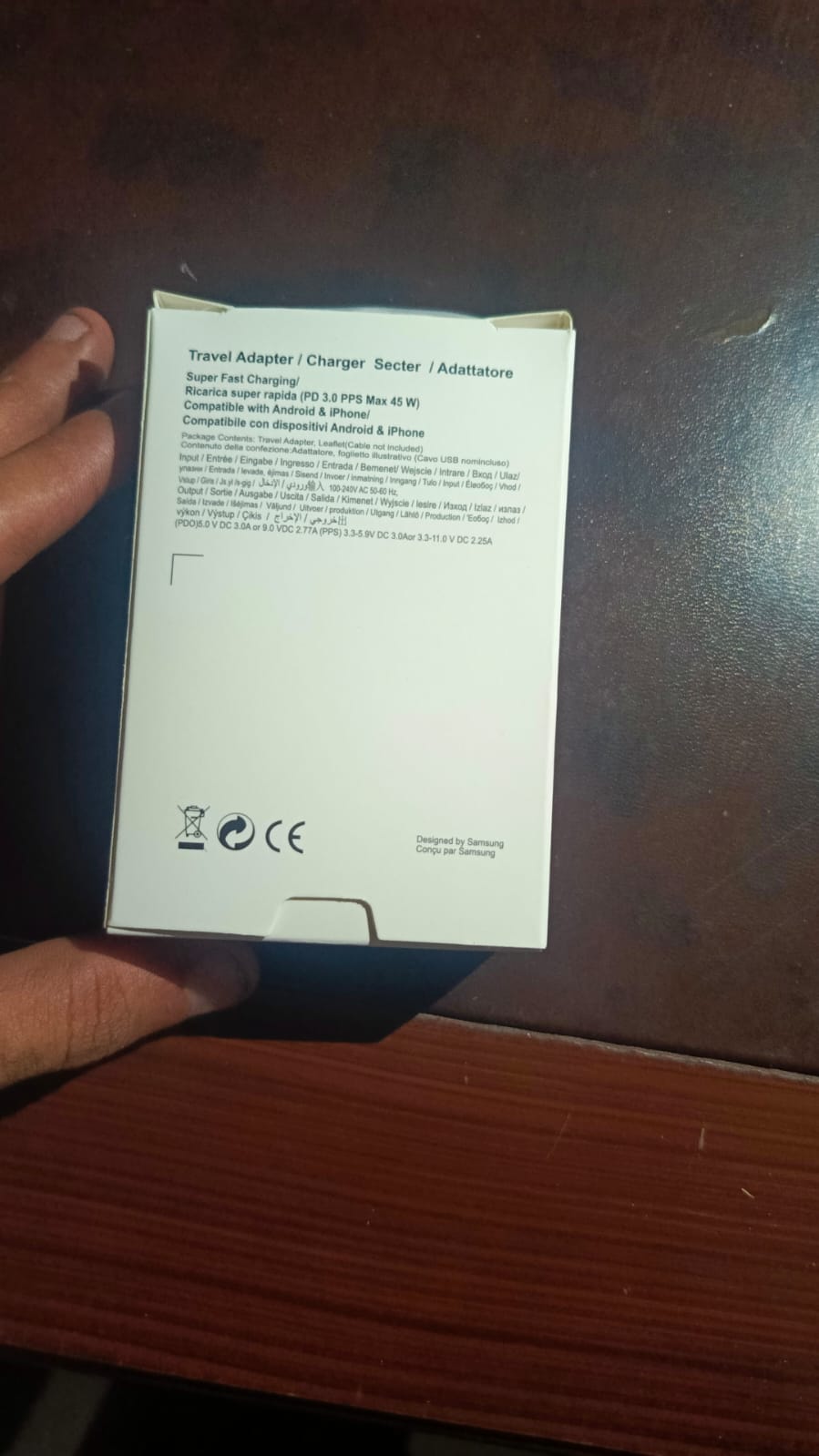 Samsung 45W Super Fast Charging Adapter (EP-TA845) – Type-C Power Adapter