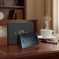 Men’s Rugged Leather Wallet | Black Cow Leather | Durable & Stylish | Premium Quality