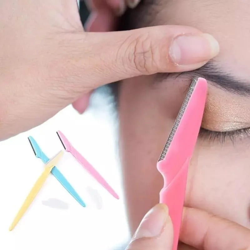 Pack of 3 Tinkle Eyebrow & Facial Hair Razor for Women