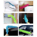 Extendable & Flexible Fan Duster Microfiber Fan Cleaning Duster Brush | with Long Extendable Rod for Dusting Cleaner for Fan Car Kitchen & Furniture