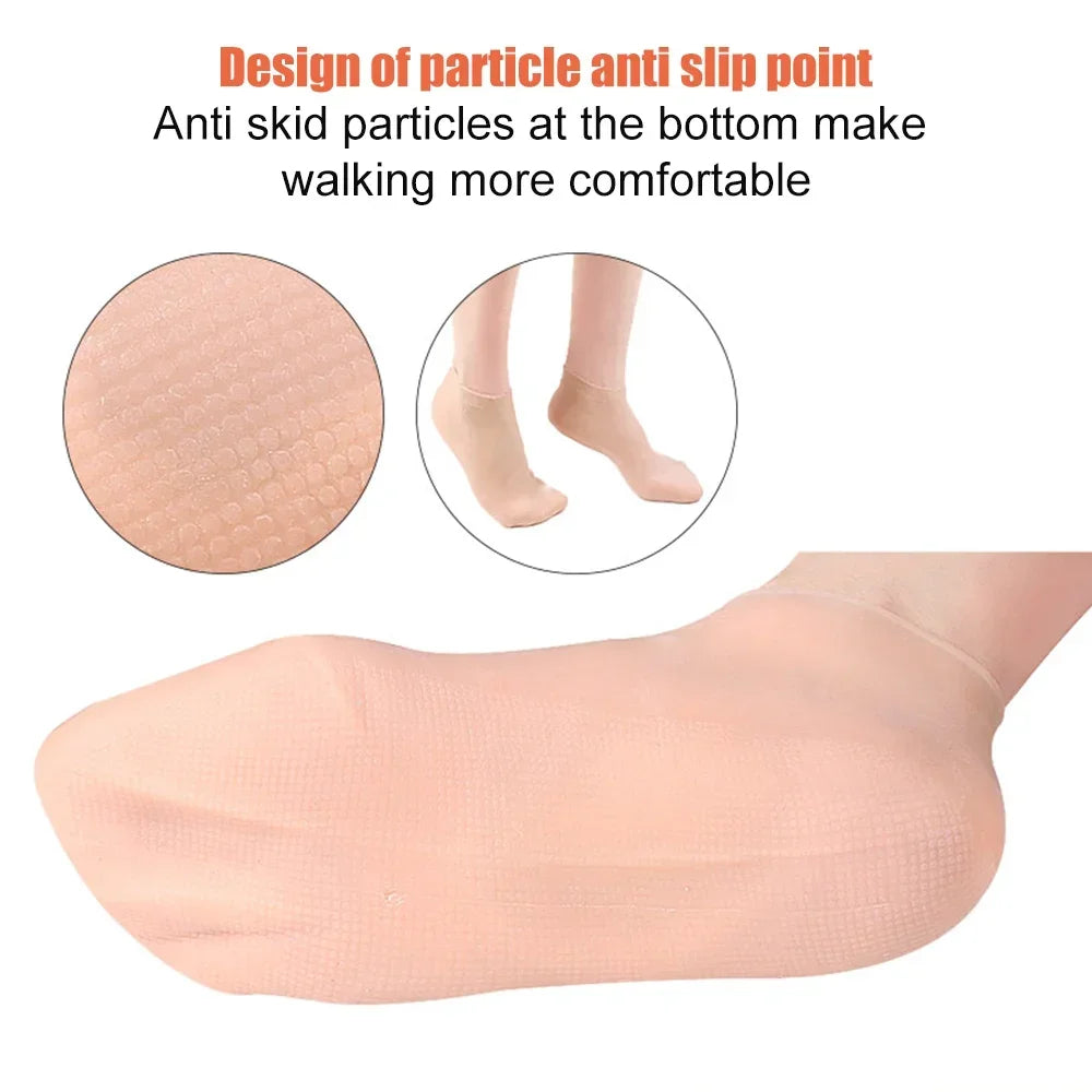 Silicone Jelly Socks Gel Moisturizing Socks Foot Care Protector 2