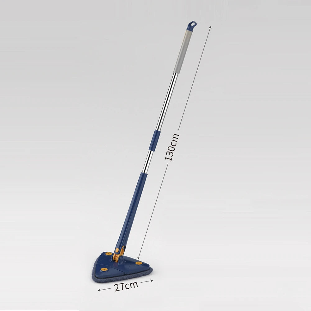Extended Triangle Mop 360 Twist Squeeze Wringing X Type Window Glass Toilet Bathroom Floor Household Cleaning Ceiling Dusting