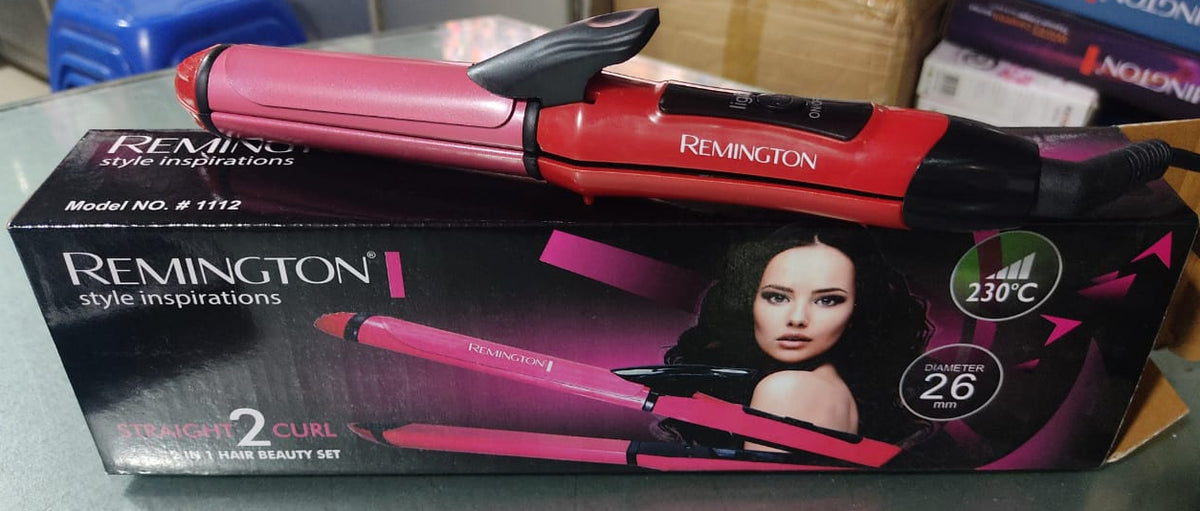 Remington 2 In 1 Hair Straightener Curler Versatile Styling Tool For Straightening And Curling Hair