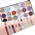 Mocallure Professional 18 Color Glitter Eyeshadow Palette Bold Shimmering Shades For Every Look