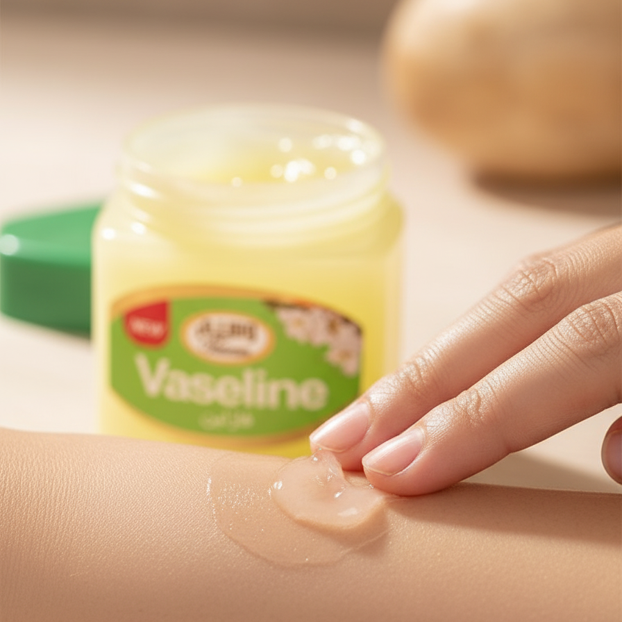 Vaseline New Formula With Natural Moisturizing Care, Nourishing Petroleum Jelly For Smooth, Soft And Hydrated Skin Protection (100g)