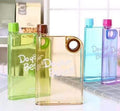Ultra Slim Notebook Style Water Bottle 1 Pc Random Color