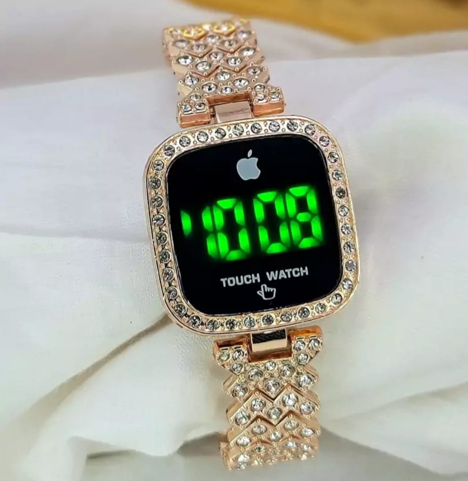 Ladies Square Dial Digital Watch Stylish Design Clear Display Comfortable Strap Easy To Use Reliable Performance Perfect For Daily Wear - Silver