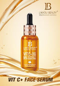 Lakyou Beauty Vitamin C Face Serum 98 Pure Vitamin C Complex For Luminous Glow Brightening Firming Repairing 50Ml