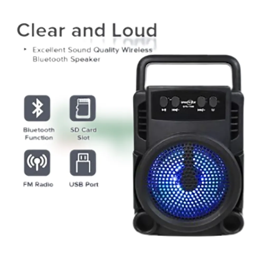 GTS-1360 Wireless Portable Speaker – Extra Bass & Long Battery Life