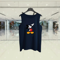 Mickey Mouse Sando tank top for Men Workout Tank top gym shirts for men | Sleeve-Less Shirt - M