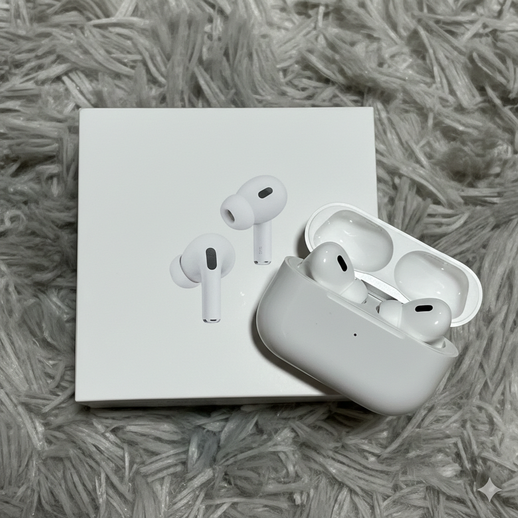 Professional Airpods Pro 2 Wireless Earbuds Up To 2X More Active Noise Cancelling Adaptive Transparency Personalized Spatial Audio Magsafe Charging Case Lightning Bluetooth Headphones For Iphone