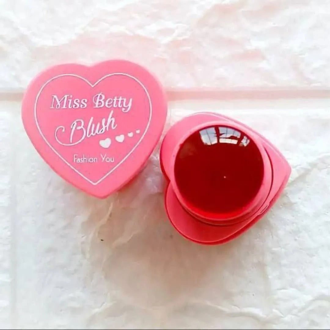 Pack Of 3 Miss Betty Blush High Pigment Jelly Tint Blush Lip Gloss Stick Blusher Long Lasting Natural Moisturizing Tint Lip Without Box