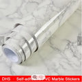 Self Adhesive White Marble Sheet For Kitchen Anti Oil And Heat Resistant Wallpaper