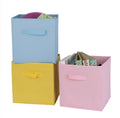 Foldable Canvas Storage Box Random Color 674574