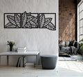 3D Wooden 3 Piece Long Leaf Panels Wall Hanging Wooden Art Wall Art I Wall Art For Room Decoration