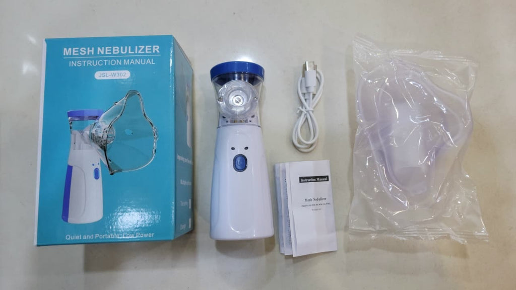 Mini Portable Silent Nebulizer Handheld Inhaler Atomizer: Medical Grade Mesh Technology for Asthma and Respiratory Care