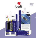 Bolt Power Bank B102 High Capacity Portable Charger Designed To Keep Your Devices Powered Up On The Go 10000Mah Battery