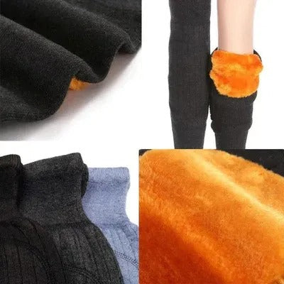 1 Pair Thermal Knee Warmers | Winter Warm Knee Protector for Men & Women | Soft, Stretchable & Comfortable Knee Support