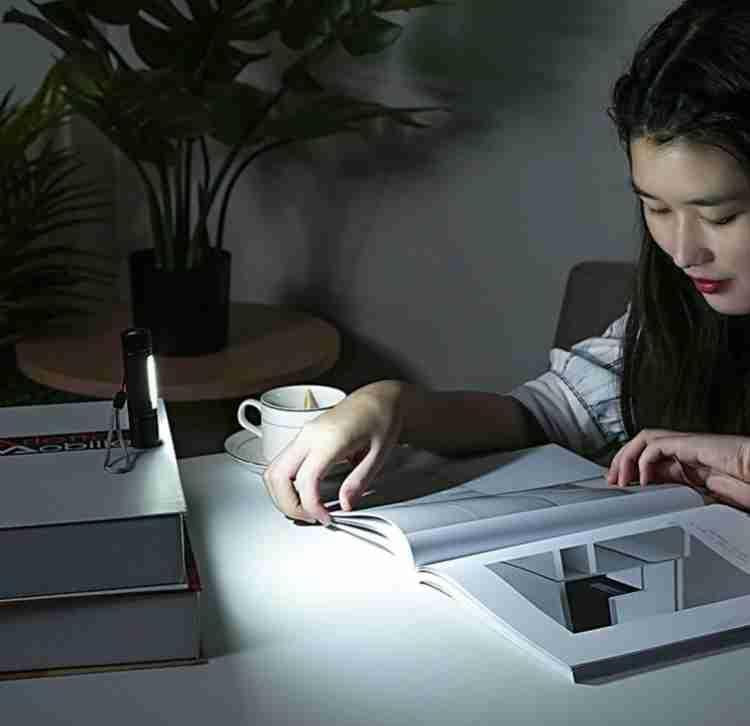 Portable LED Flashlight – Mini Rechargeable Torch with Side Light | Plastic Body