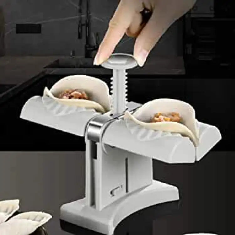 Dumpling And Samosa Maker Double Header Automatic And Quick In Operation Suitable For Samosa With Box Packing
