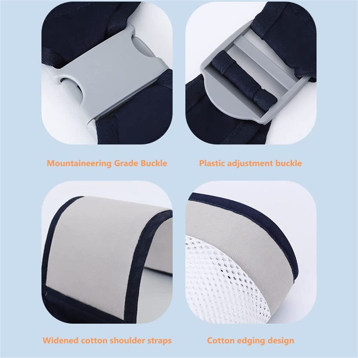 1Pc Baby Carrier Ergonomic Baby Strap One Shoulder Labor Saving Polyester Baby Half Wrapped Sling Random Color