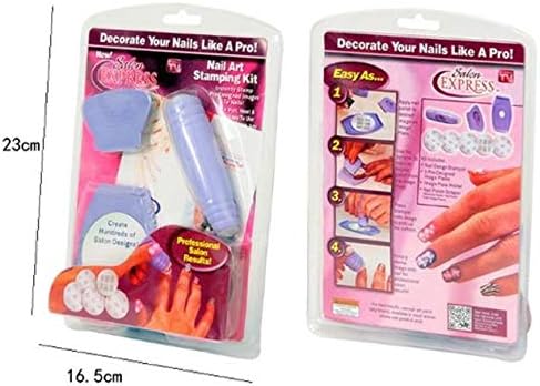 Salon Express Nail Art Stamping Kit 2052494