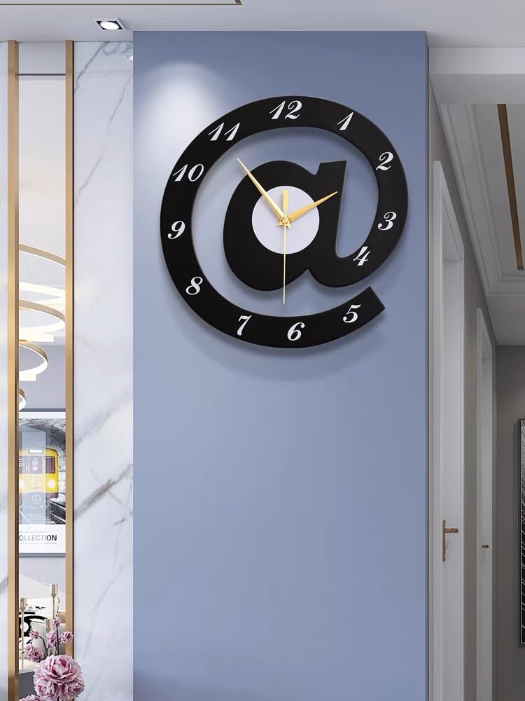 The Sign 3D Wooden Wall Clock For Living Room Bed Room Home Decor Art Hanging Decorative Showpiece Items