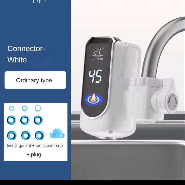 3000W Electric Water Heater Tap Instant Hot Water Faucet Heater Cold Heating Faucet Tankless Instantaneous Water Heater (Random Color)