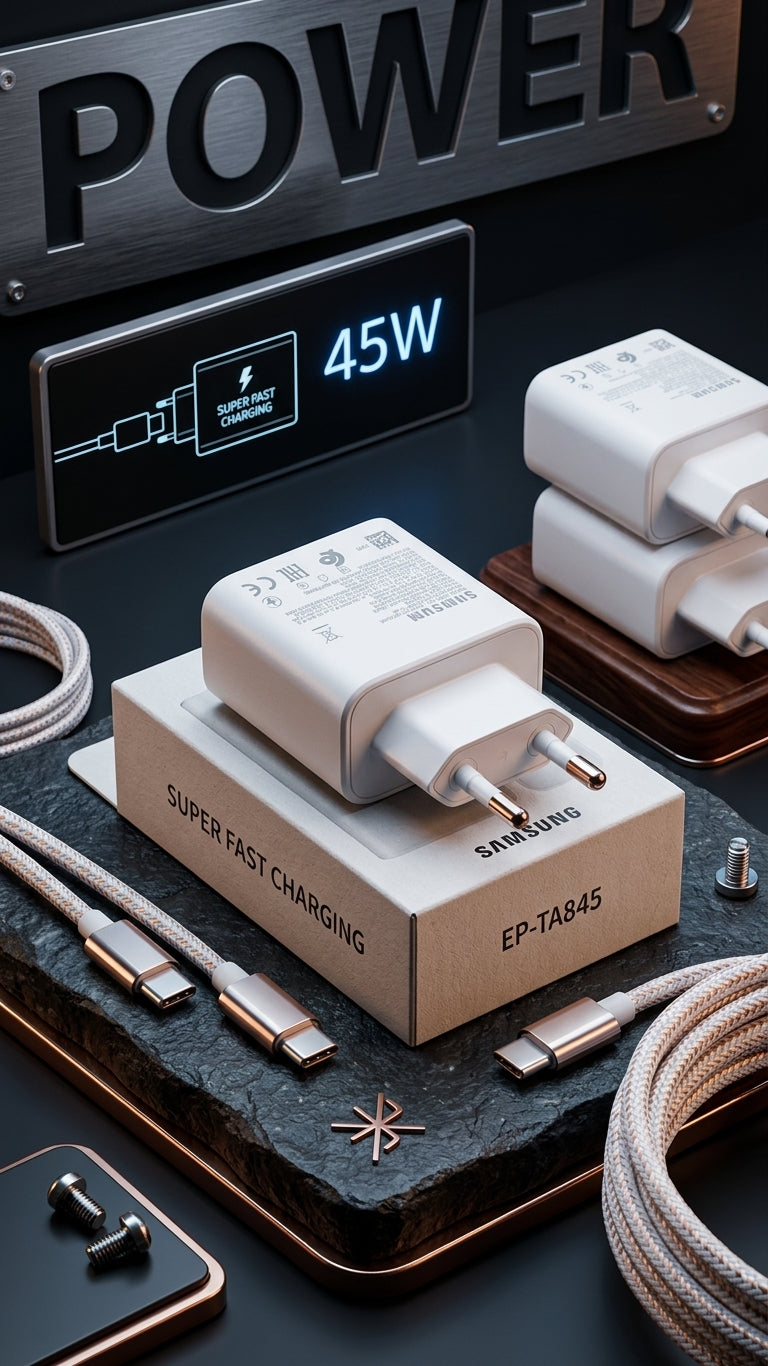 Samsung 45W Super Fast Charging Adapter (EP-TA845) – Type-C Power Adapter
