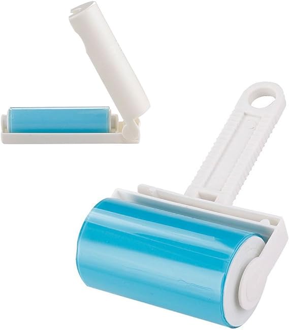 Roller Dog Cat Hair Remover Reusable Sticky Washable Pet Hair Roller Dust Picker Cleaner Brush