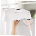 Extendable Telescopic Clothes Fork Adjustable Laundry Hanging Fork With Hook Random Color